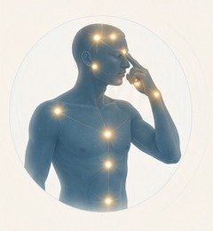 Representación visual de los puntos de tapping EFT